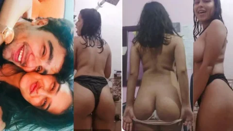 Cute Desi Hot GF Sanjana Showing on Videocall Viral Full Video Part 1