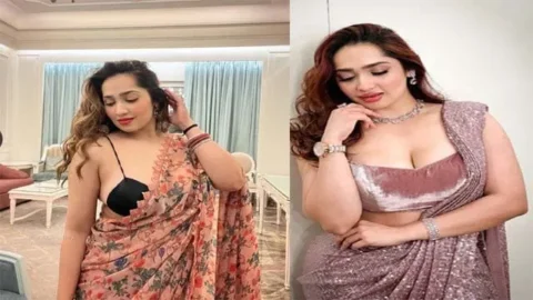 Aditi Mistry Holi Live With Nipples Visible Over Saree Porn Video