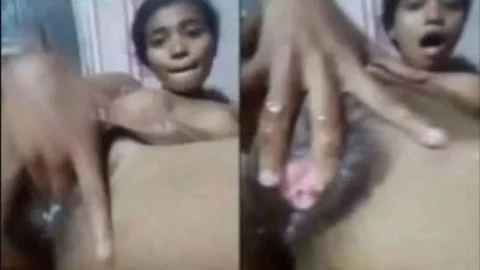 Horny Bangla girl hardcore pussy fingering