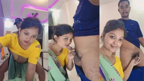 Sweet and Sexy Looking Bengali Teen Wife Hard Fucking with Hubby