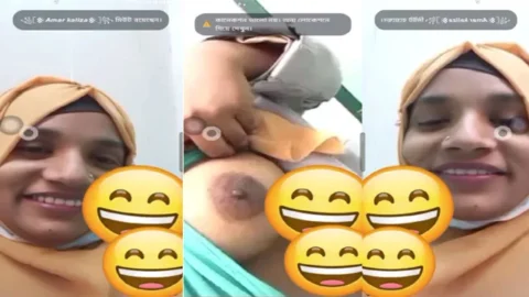 On Duty Married Hijabi Nurse - Showing Her Bigboob