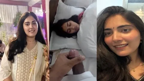 Sleeping Girl Cumshot - Beautiful Indian MMS Viral