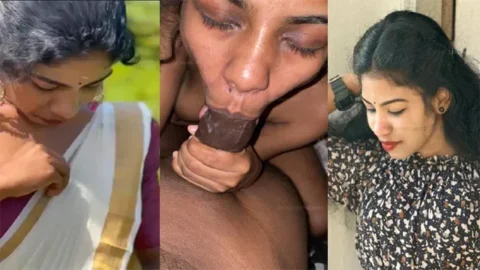 Mallu Girl Blowjob Fingering - Doggystyle Fucking On Cum