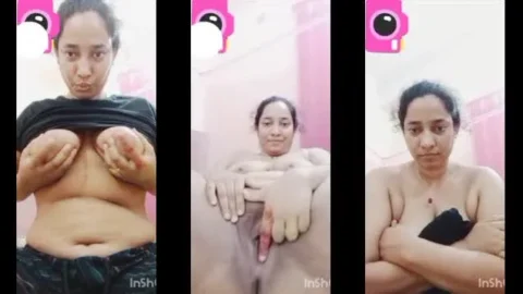 Bhabhi's Boobs Sucked and Pussy Fingered on Video Call fr...