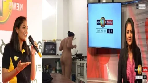 Sri Lankan Hot Reporter - Nude Cooking Video Viral