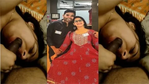 Busty Indian Wife 3Some - VC Cock Hard Fucking MMS