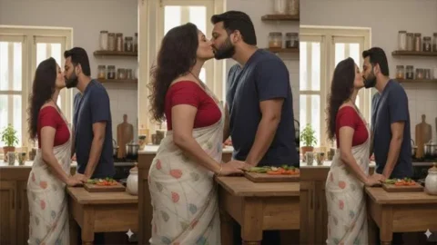 Desi Cuckold Couple Blowjob & Sextapes with her Cuck