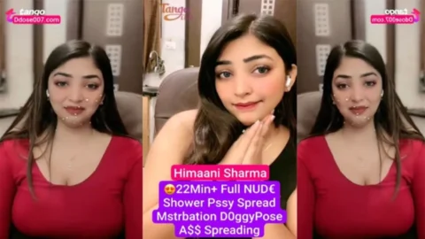 Himaani Sharma Beautiful Influencer Most Demanded Exclusive LIVE Video Full NUDE
