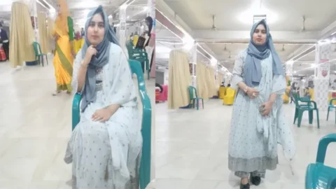 Innocent Looking Hijabi Babe - Asshole Showing Masturbating