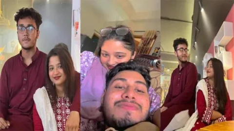 Cute Bengali Lovers Kissing And Fucking