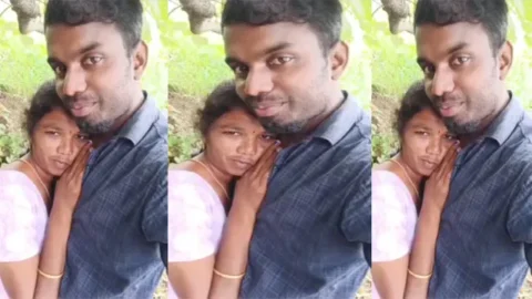 Cheater Aunty Affair Outdoor 3some - Having Fun With Lover
