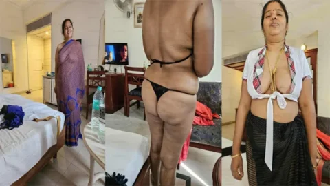 Tamil Beautiful Mom - Nude Show in Hotel