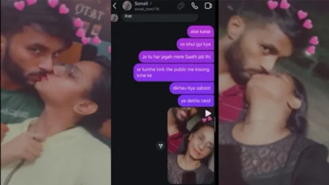 Mallu Girlfriend Cheated On her BF Kissing Chat MMS Leaked Video