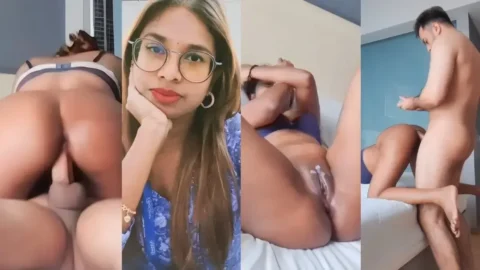 MMS of Horny Tamil Girl Taking a Big Dick Creampie Video MMS