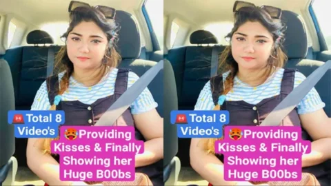 Cute Big Boobie Trending Girl - Most Demanded Kisses & Huge Boobs Pressing - with Full Face