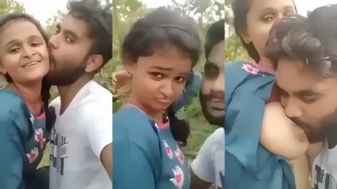Desi Village GF s Huge Tits Sucked Hard in Jungle Sex Tape Video MMS