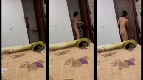 Nude Capture of Indian GF in Bedroom Uncensored