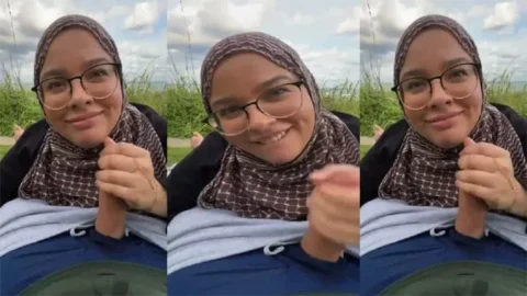 Hijabi Babe Park - Sucking Big Cock Hard Fuck Viral