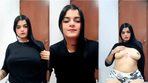 Viral MMS Desi Girlfriend Lifts Her T Shirt To Flash Her Perfect Boobs On Cam Video MMS