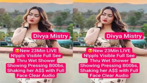 Divya Mistry New 23Min Wet Shower Live First Time