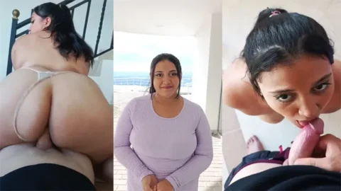 Nri Giving blowjob - Fat Ass Babe Fucked
