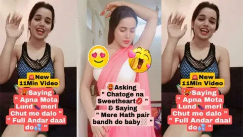 Famous Influencer Gone Crazy 11Min - Apna Mota Lund meri Chut me dalo Full Andar daal do