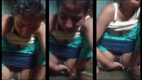 Desi Girl Teasing with Hard Fingering Pussy in Balcony at...