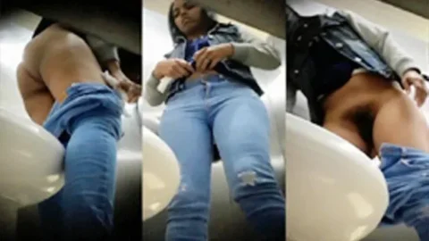 Tamil Teen Girl Restroom Cam Video Leak peeing Nude Clip