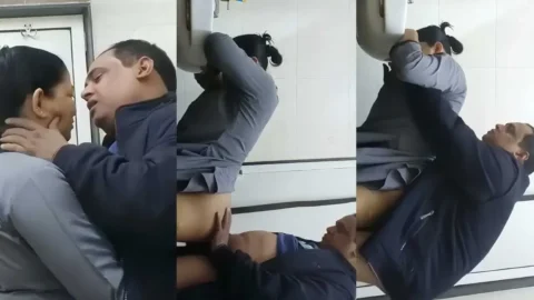 Desi Bhabhi Bathroom Fuck Fucked Hard By Office Manager Video MMS