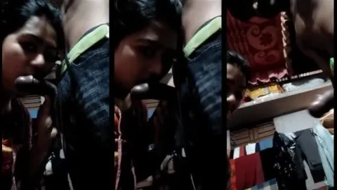 Desi Bhabi Sucks Dev's Dick in Hotel Balcony