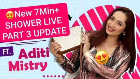 ADITI MISTRY New PART 3 UPDATE SHOWER LIVE HUGE BOOBS PRESSING HARD NIPPLE POKIES