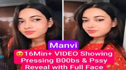 Manvi Beautiful Insta Girl Most Surprising 16Min Premium Live
