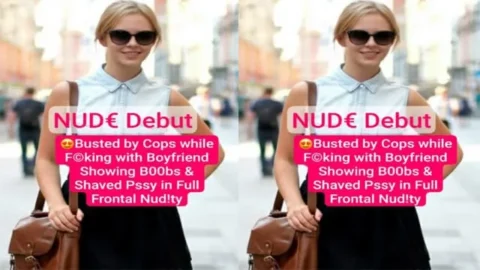 Suepr Debut gets Busted by Cops Fucking - Boyfriend Full Frontal Nud!ty