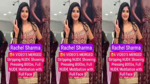 Rachel Sharma Paid App Stripping - Nude Showing Pressing Boobs