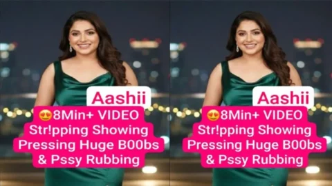 Aashii Beautiful Model Premium Live Teasing Stripping