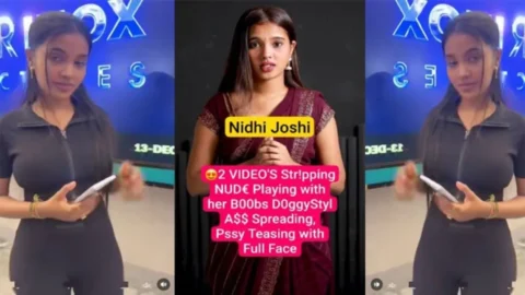 Nidhi Joshi Famous Insta Influencer Paid App Exclusive Stripping Nude Playing 2