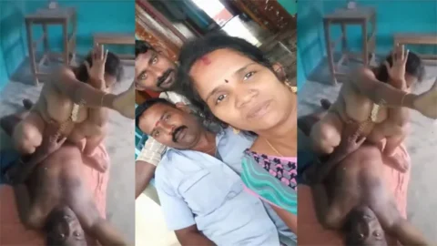 Tamil Gangbang Fucking - Gets Convinces His Wife - Mydesisex