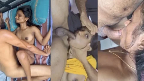Slim Tamil Girl Hot Sloppy Blowjob and Painful Fuck 2