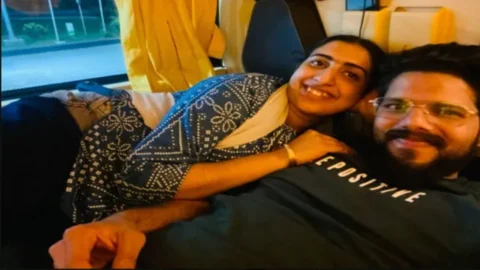 Hot Wife Purnima Riding - Husband MMS Video Watch