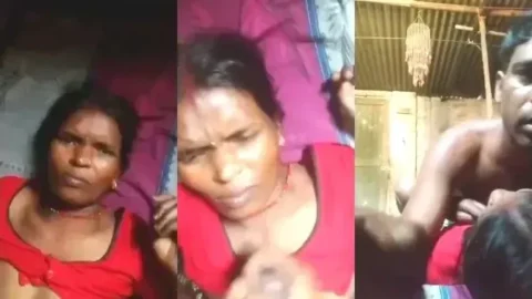 Desi Village Wife Sloppy Blowjob and Hard Pussy Fucking Video MMS