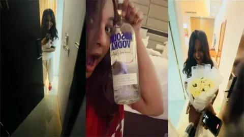 Sexy Drinking Faria - Bathing Fucking Mms Part 3
