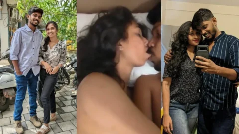 Mallu couples romance kissing boobs sucking and Smooching