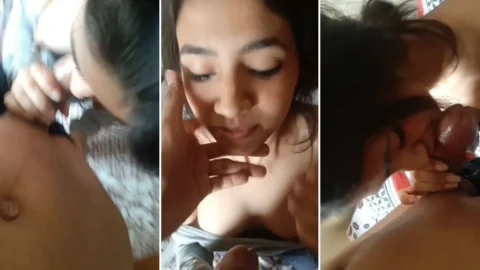 Mehak ka XXX blowjob video, desi girl sucking big dick