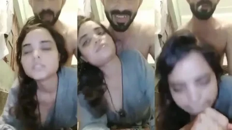 GF boli "Mujhe chodo" - Viral amateur MMS in doggy style