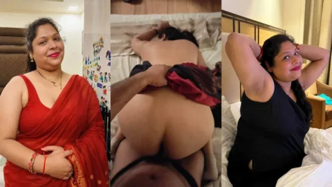 Noida Bhabhi Threesome Sex with Husband Lover Video MMS