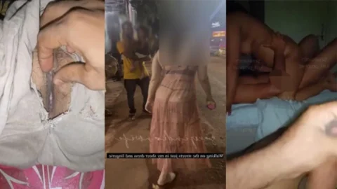 Indian Horny Wife Outdoor Threesome Sex Goa Dare