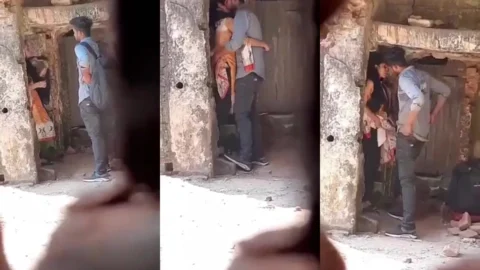 Purane khandar me Bhojpuri couple ki secret XXX recording