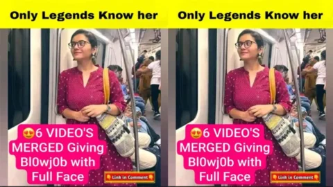 Beautiful Metro Girl Trending Viral Boobs - Out Giving Blowjob - with Full Face Clear Audio