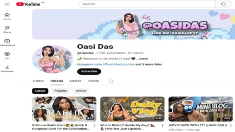 Youtuber Model Oasi Das - Dick Blowjob & Fucking