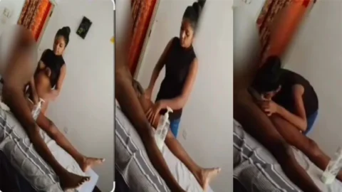 Beautiful Girl Doing Massage To Client